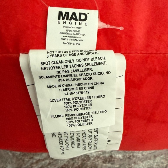 Sriracha Hot Chili Sauce Plush Pillow Red and Green NEW - Discontinued - Picture 12 of 14